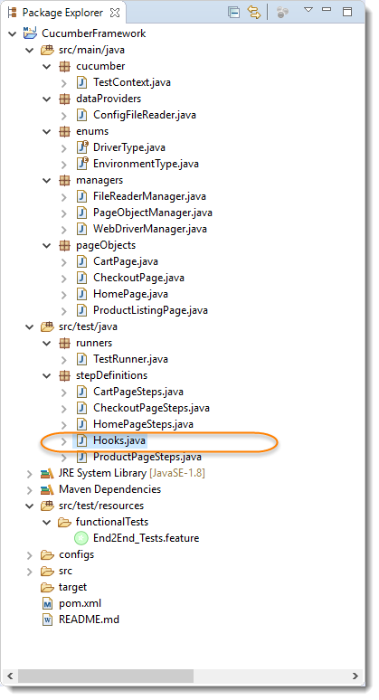 How to use Hooks in Selenium Cucumber Framework