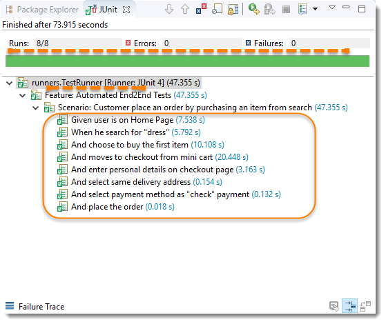 Convert Test to Cucumber 7