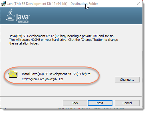Install-Java-Location