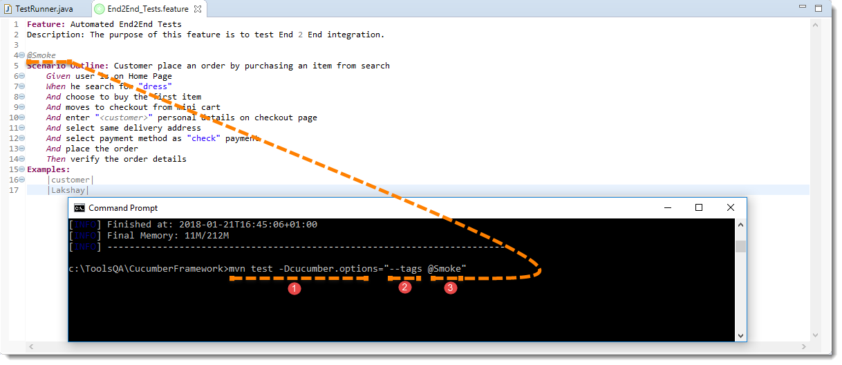 Running Cucumber Test from Command Line 6