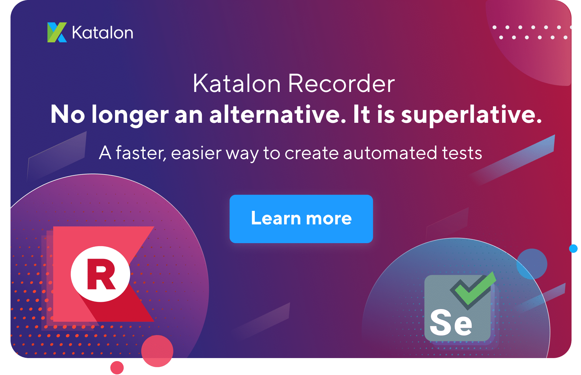 Katalon Recorder vs. Selenium IDE