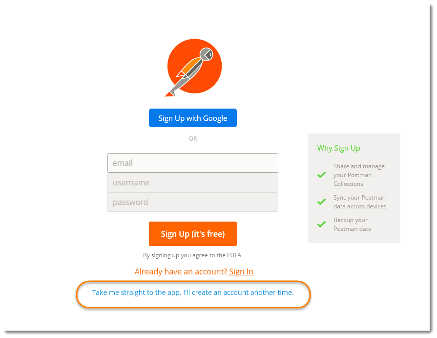 Install Postman 8