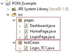 Page Object Model Structure